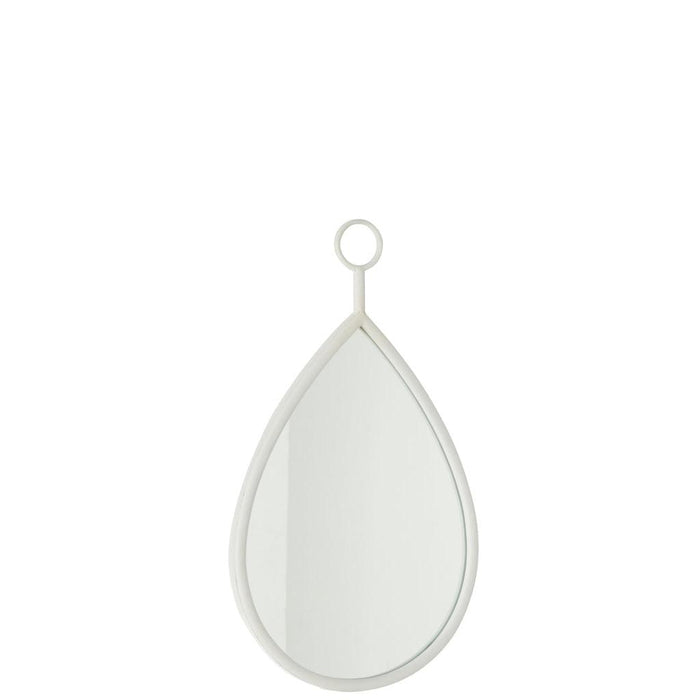 Hanging Spiegel Drop Spiegel/MDF Wit S-Spiegels-J-Line