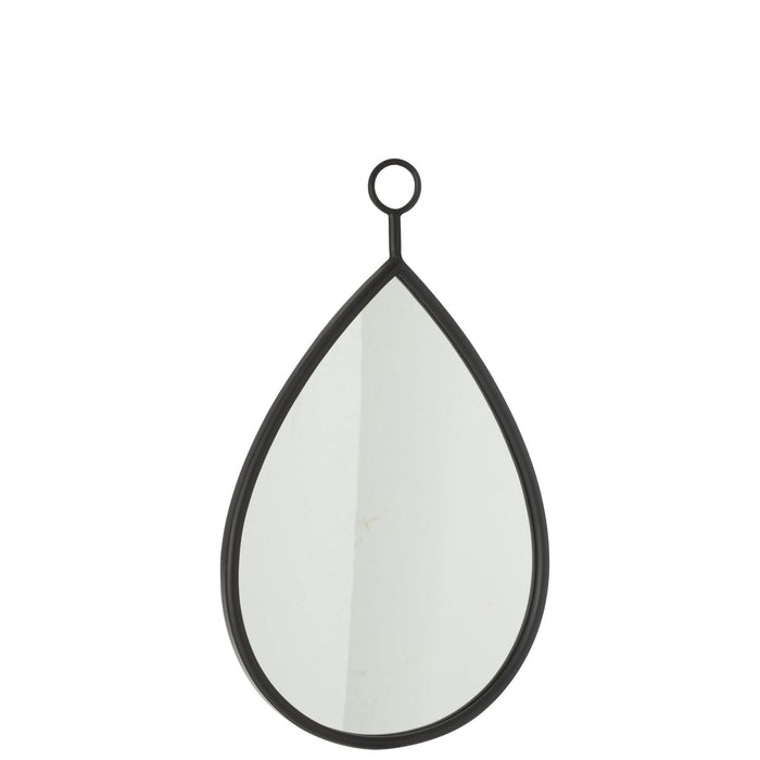Hanging Spiegel Drop Spiegel/MDF Zwart M-Spiegels-J-Line