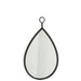 Hanging Spiegel Drop Spiegel/MDF Zwart M-Spiegels-J-Line