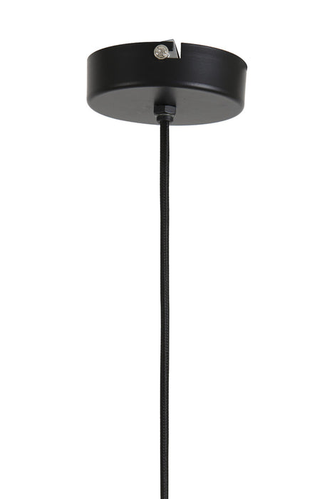 Hanging lamp Ã˜36x40 cm ALVARO matt black-Hanglampen-Light & Living