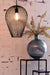 Hanglamp 16x20 cm ABBY mat zwart-Hanglampen-Light & Living