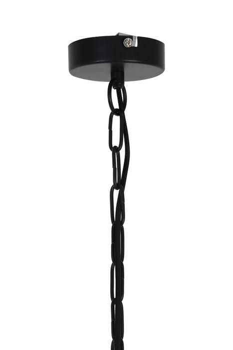 Hanglamp 20x25 cm MEYA zwart-goud-Hanglampen-Light & Living