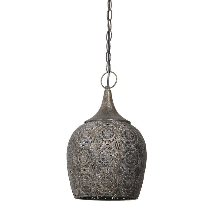 Hanglamp 23,5x39,5 cm KADIRI bruin goud-Hanglampen-Light & Living