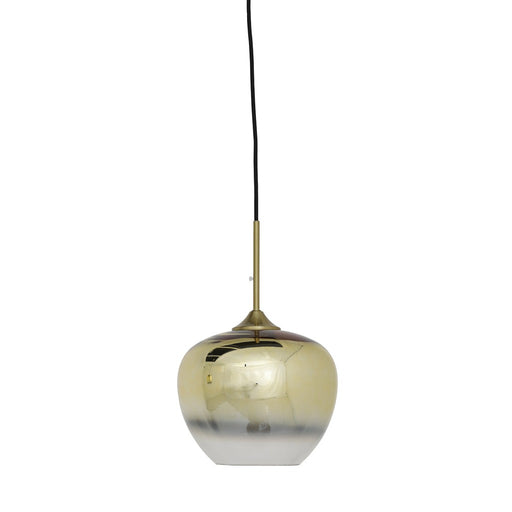 Hanglamp 23x18 cm MAYSON glas goud-helder+goud-Light & Living