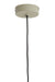 Hanglamp 25x15 cm ELIMO mat lichtgrijs-Hanglampen-Light & Living