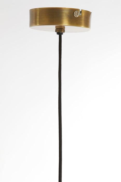 Hanglamp 26x41 cm YAELLE antiek brons-Hanglampen-Light & Living