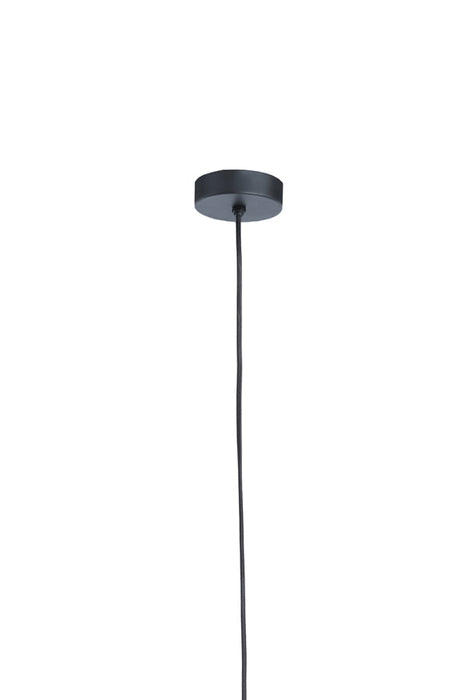 Hanglamp 26x41 cm YAELLE mat zwart-Hanglampen-Light & Living