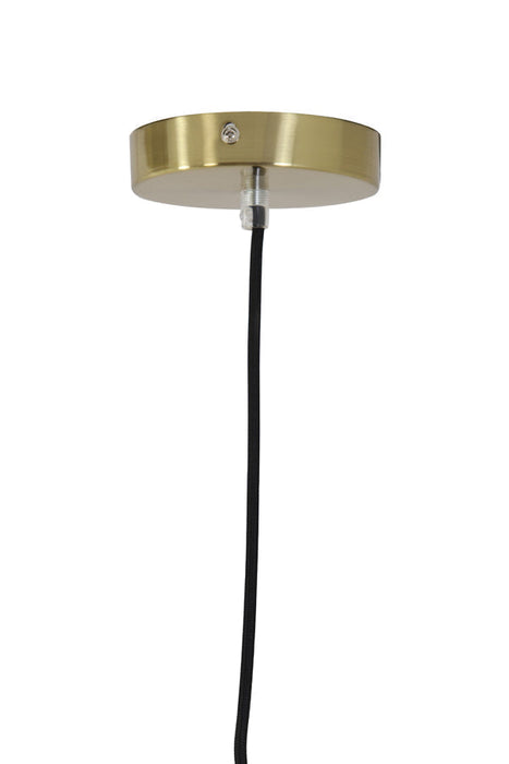 Hanglamp 30x25 cm MAYSON glas goud-helder+goud-Hanglampen-Light & Living