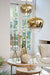 Hanglamp 30x25 cm MAYSON glas goud-helder+goud-Hanglampen-Light & Living