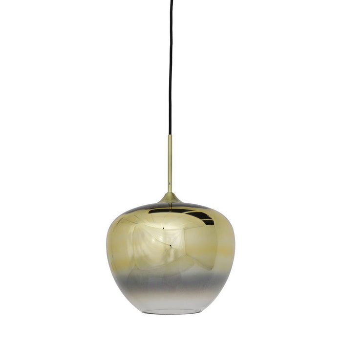 Hanglamp 30x25 cm MAYSON glas goud-helder+goud-Hanglampen-Light & Living