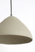 Hanglamp 32x20 cm ELIMO mat lichtgrijs-Hanglampen-Light & Living