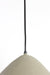 Hanglamp 32x20 cm ELIMO mat lichtgrijs-Hanglampen-Light & Living