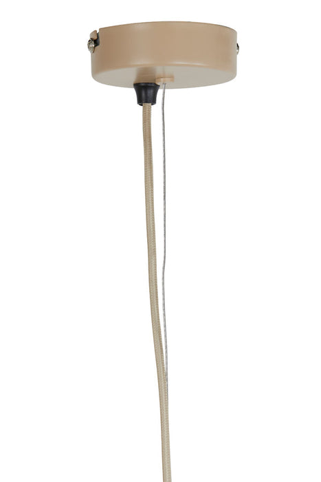 Hanglamp 34x35 cm RILANA mat beige-Hanglampen-Light & Living