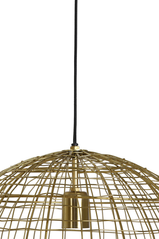 Hanglamp 35x33 cm MIRANA goud-Hanglampen-Light & Living