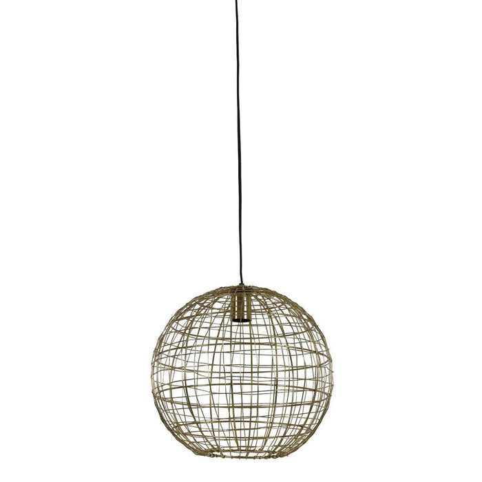 Hanglamp 35x33 cm MIRANA goud-Hanglampen-Light & Living