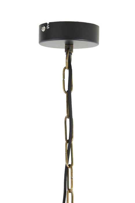 Hanglamp 36x40 cm ALVARO antiek brons-Hanglampen-Light & Living