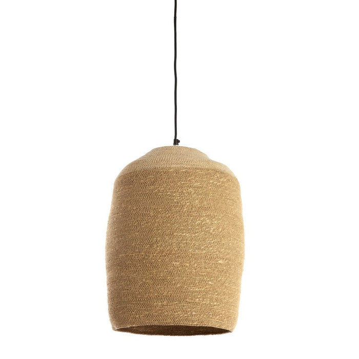 Hanglamp 36x48 cm BOLSENA zeegras naturel+crème-Hanglampen-Light & Living