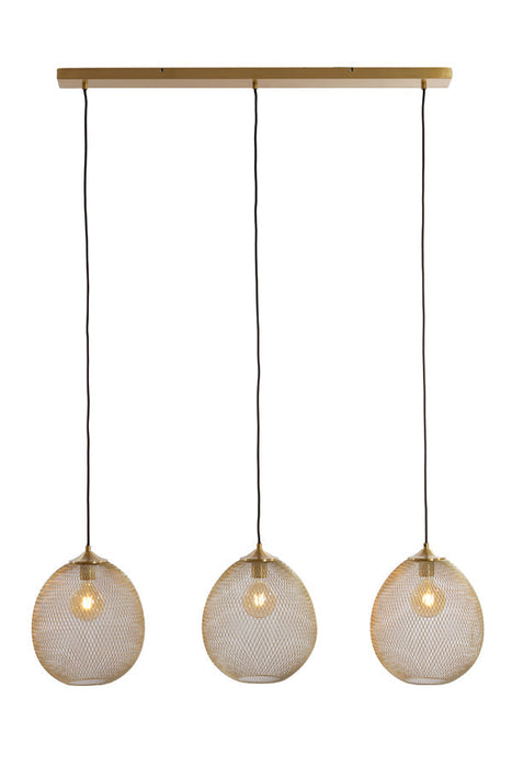 Hanglamp 3L 104x30x34 cm MAROC goud-Hanglampen-Light & Living