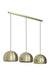 Hanglamp 3L 120x33x25 cm JAICEY mat goud-Hanglampen-Light & Living