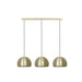 Hanglamp 3L 120x33x25 cm JAICEY mat goud-Hanglampen-Light & Living