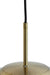 Hanglamp 40 cm MAGDALA glas lichtgrijs+goud-Hanglampen-Light & Living