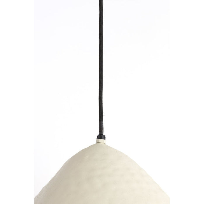 Hanglamp 40x25 cm ELIMO mat crème-Hanglampen-Light & Living