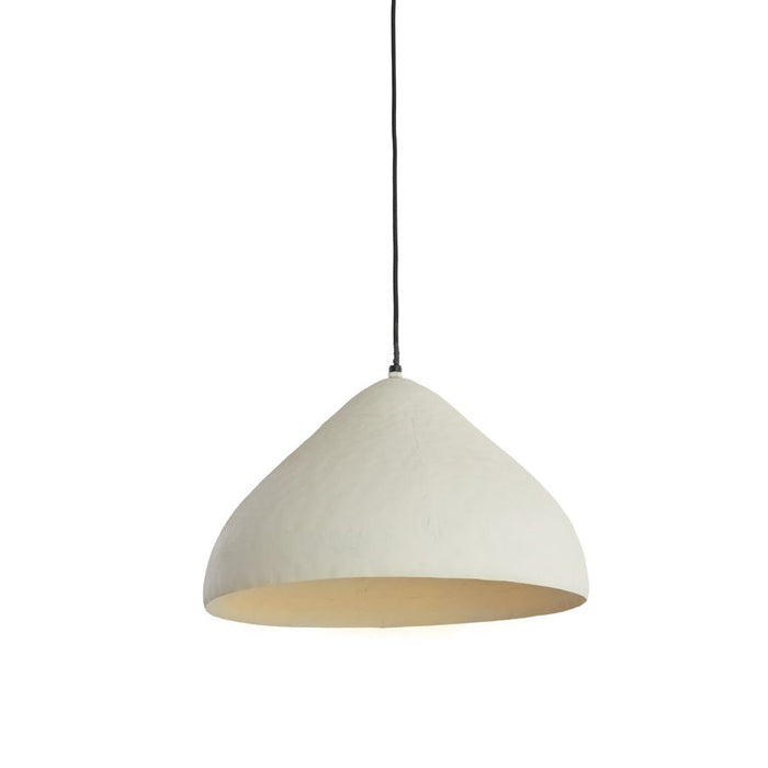 Hanglamp 40x25 cm ELIMO mat crème-Hanglampen-Light & Living