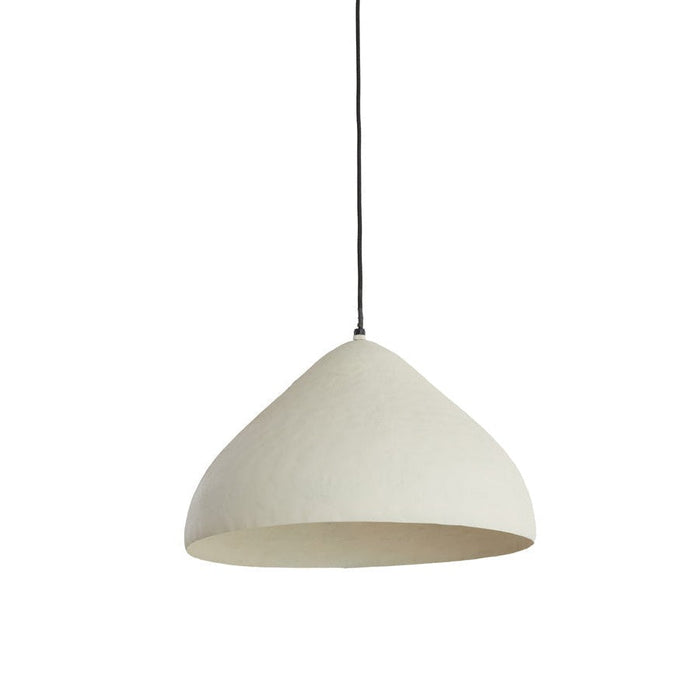 Hanglamp 40x25 cm ELIMO mat crème-Hanglampen-Light & Living