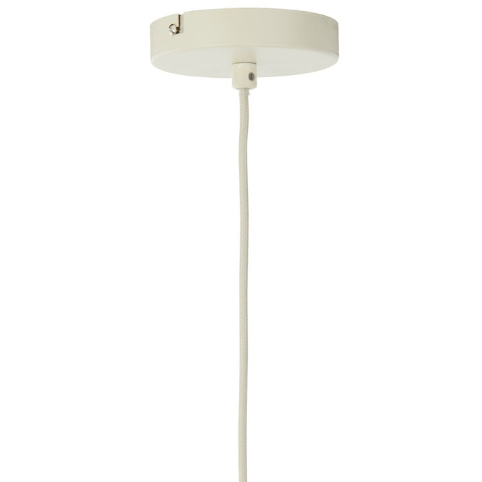 Hanglamp 40x30 cm PLUMERIA zand-Hanglampen-Light & Living