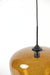 Hanglamp 40x34 cm MAYSON glas bruin+zwart-Hanglampen-Light & Living