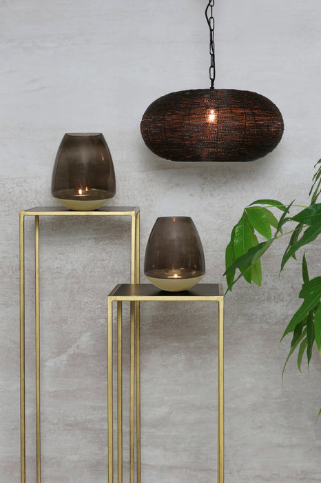 Hanglamp 45x23 cm NADRA brons-goud-Hanglampen-Light & Living