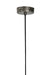 Hanglamp 45x32 cm KYLIE donker ruw nikkel-Hanglampen-Light & Living