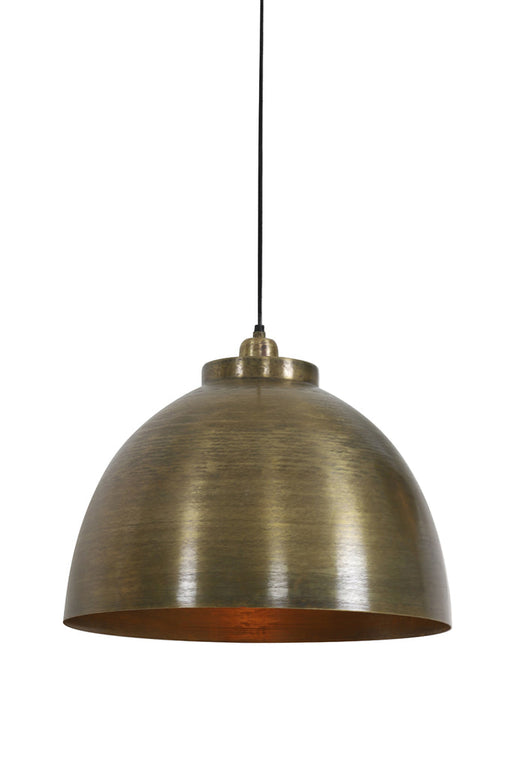 Hanglamp 45x32 cm KYLIE ruw oud brons-Hanglampen-Light & Living