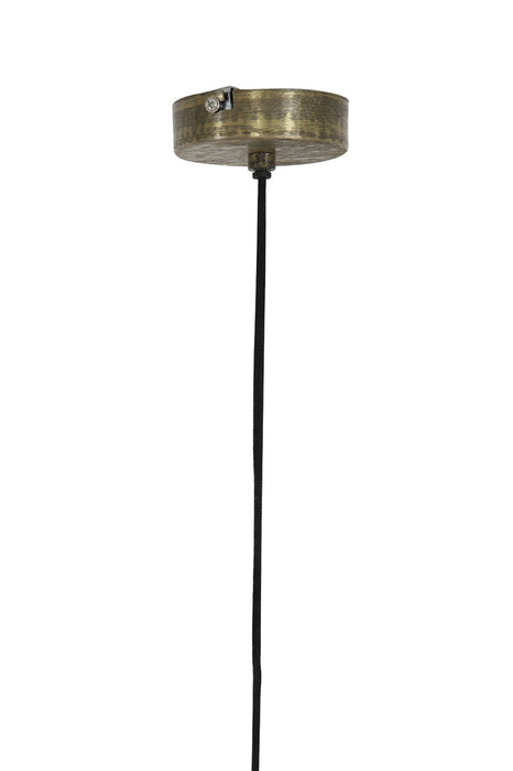 Hanglamp 45x32 cm KYLIE ruw oud brons-Hanglampen-Light & Living