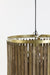 Hanglamp 45x43 cm GULARO hout bruin+brons-Hanglampen-Light & Living