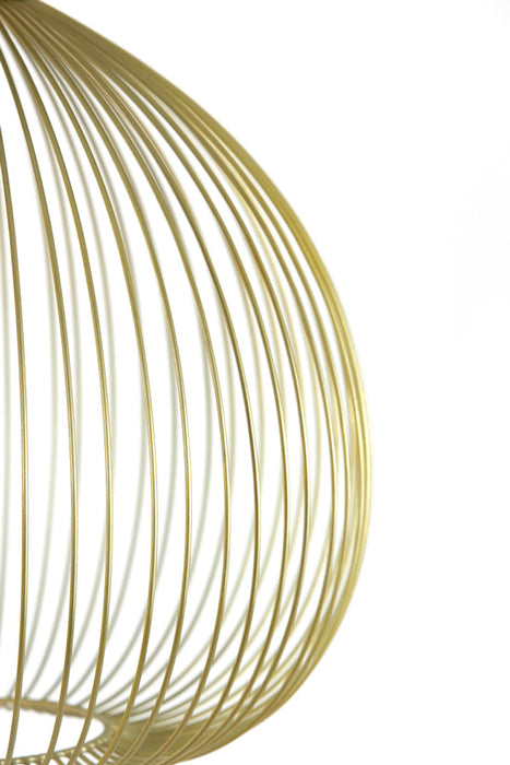 Hanglamp 45x45 cm RILANA licht goud-Hanglampen-Light & Living