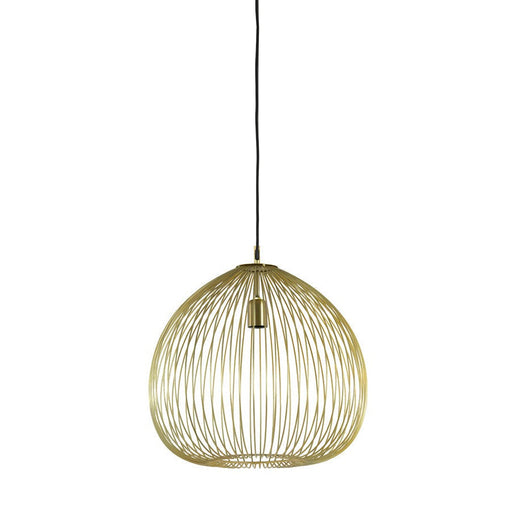 Hanglamp 45x45 cm RILANA licht goud-Hanglampen-Light & Living