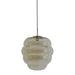 Hanglamp 45x48 cm MISTY glas amber+goud-Hanglampen-Light & Living