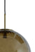 Hanglamp 48 cm MAGDALA glas bruin+goud-Hanglampen-Light & Living