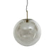 Hanglamp 48 cm MEDINA antiek brons+glas helder-Hanglampen-Light & Living