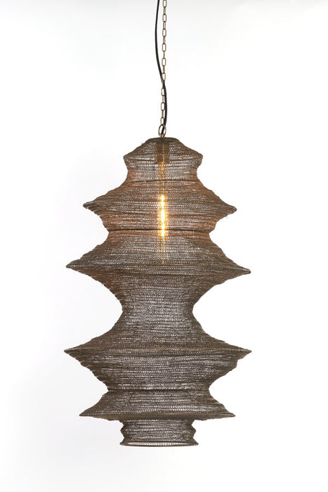 Hanglamp 48x82 cm NAKISHA antiek brons-Hanglampen-Light & Living