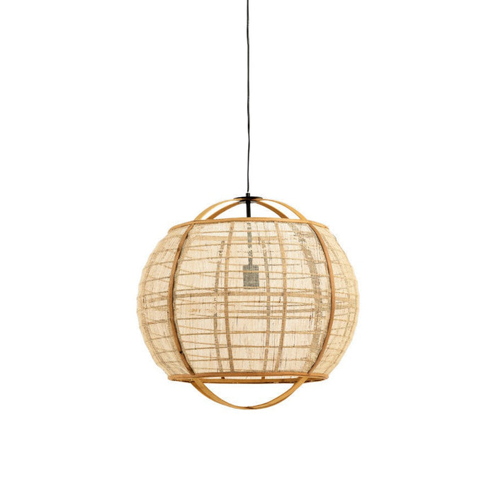 Hanglamp 50,5x50 cm REEVA linnen beige-Hanglampen-Light & Living