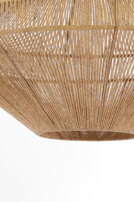 Hanglamp 50x31 cm MALLOW jute naturel-Hanglampen-Light & Living