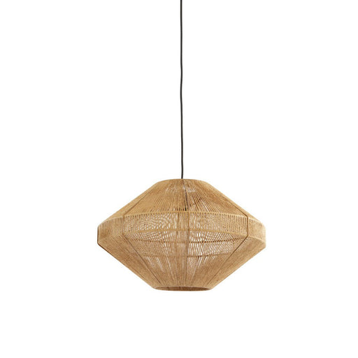 Hanglamp 50x31 cm MALLOW jute naturel-Hanglampen-Light & Living