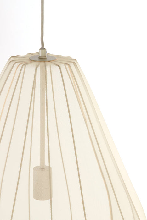 Hanglamp 50x72 cm ITELA zand-Hanglampen-Light & Living