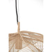 Hanglamp 54x24,5 cm PAVAS mat beige-Hanglampen-Light & Living