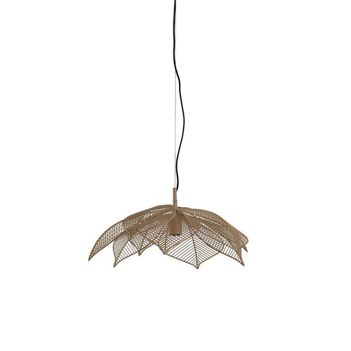 Hanglamp 54x24,5 cm PAVAS mat beige-Hanglampen-Light & Living