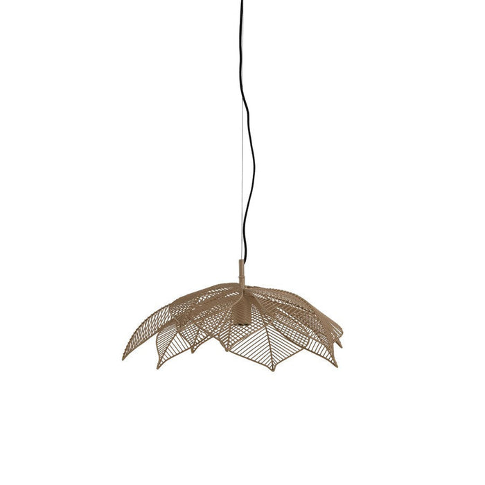 Hanglamp 54x24,5 cm PAVAS mat beige-Hanglampen-Light & Living