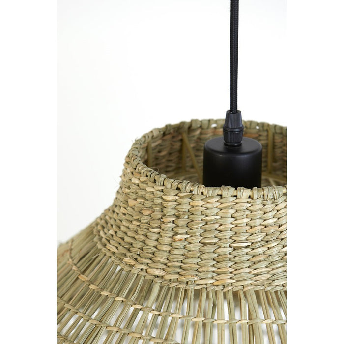 Hanglamp 55x38 cm LATIKA zeegras naturel-Hanglampen-Light & Living
