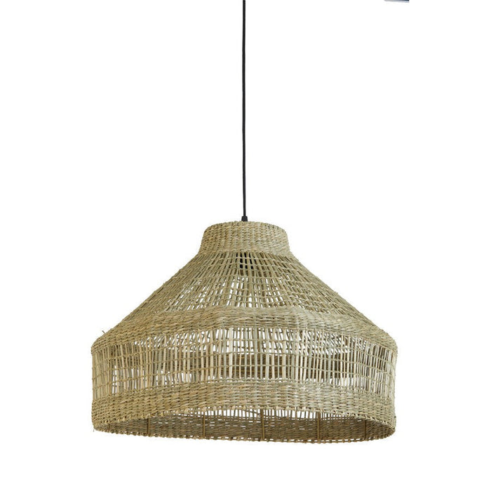 Hanglamp 55x38 cm LATIKA zeegras naturel-Hanglampen-Light & Living